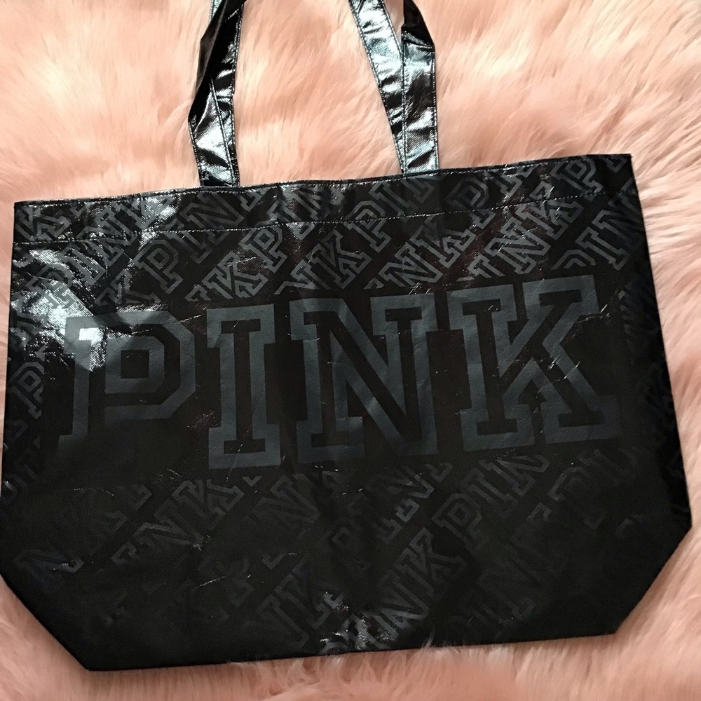 Pink VS tote shopping bag.